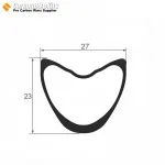 27.5er 650C / 29er Carbon 27x23mm Tubular MTB Rim